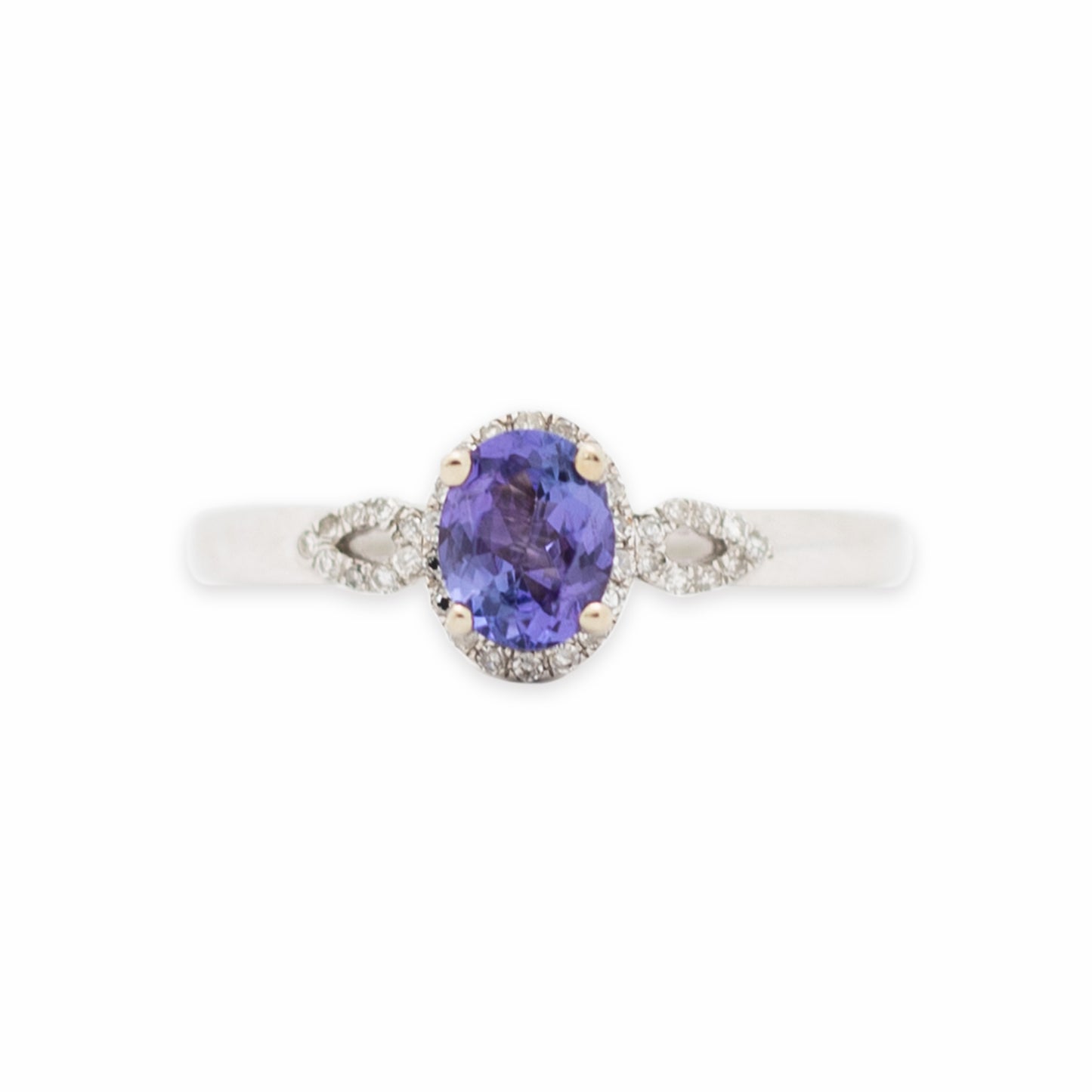 Anillo Tanzanita y Diamante