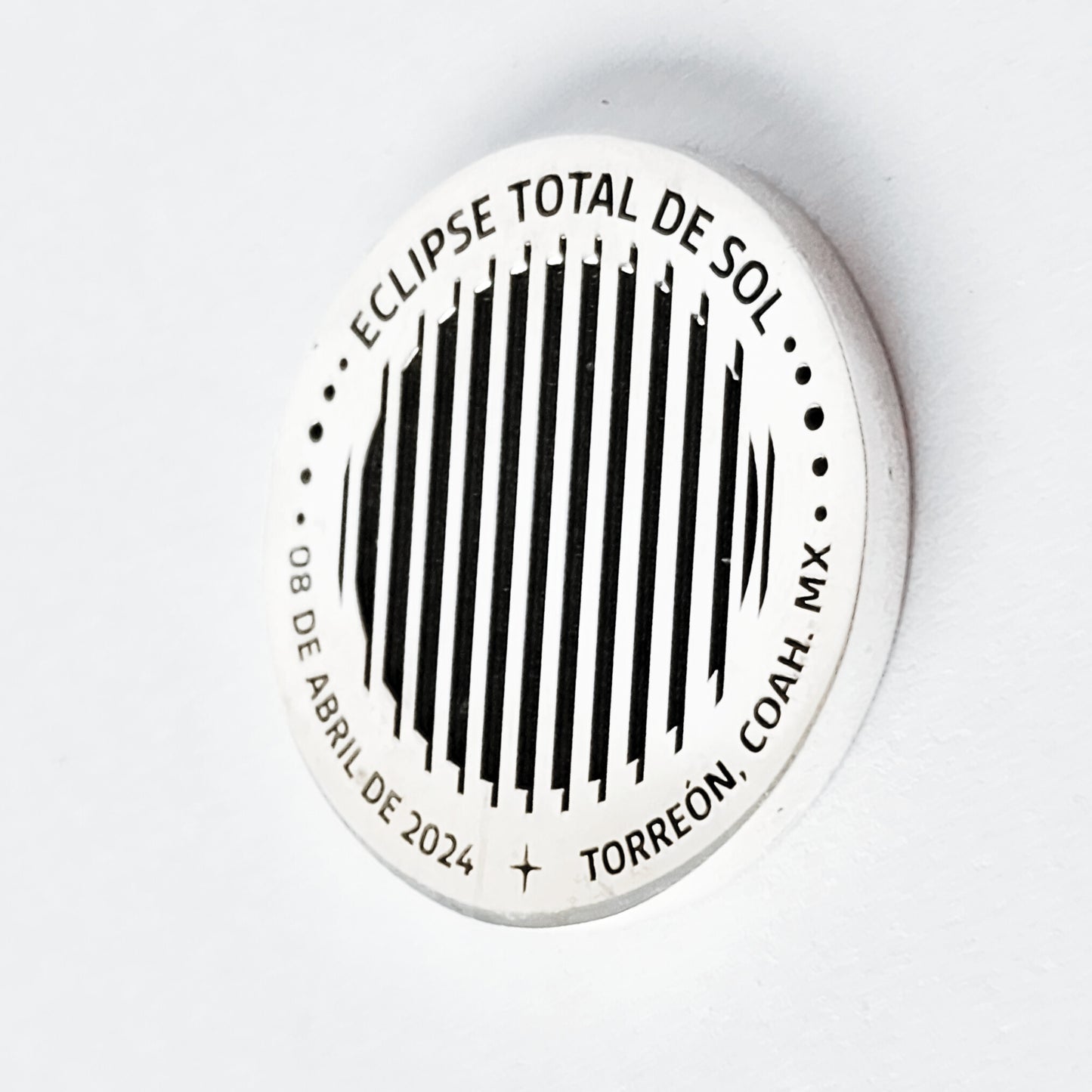 MONEDA DE COLECCIÓN DEL ECLIPSE TOTAL DE SOL 2024