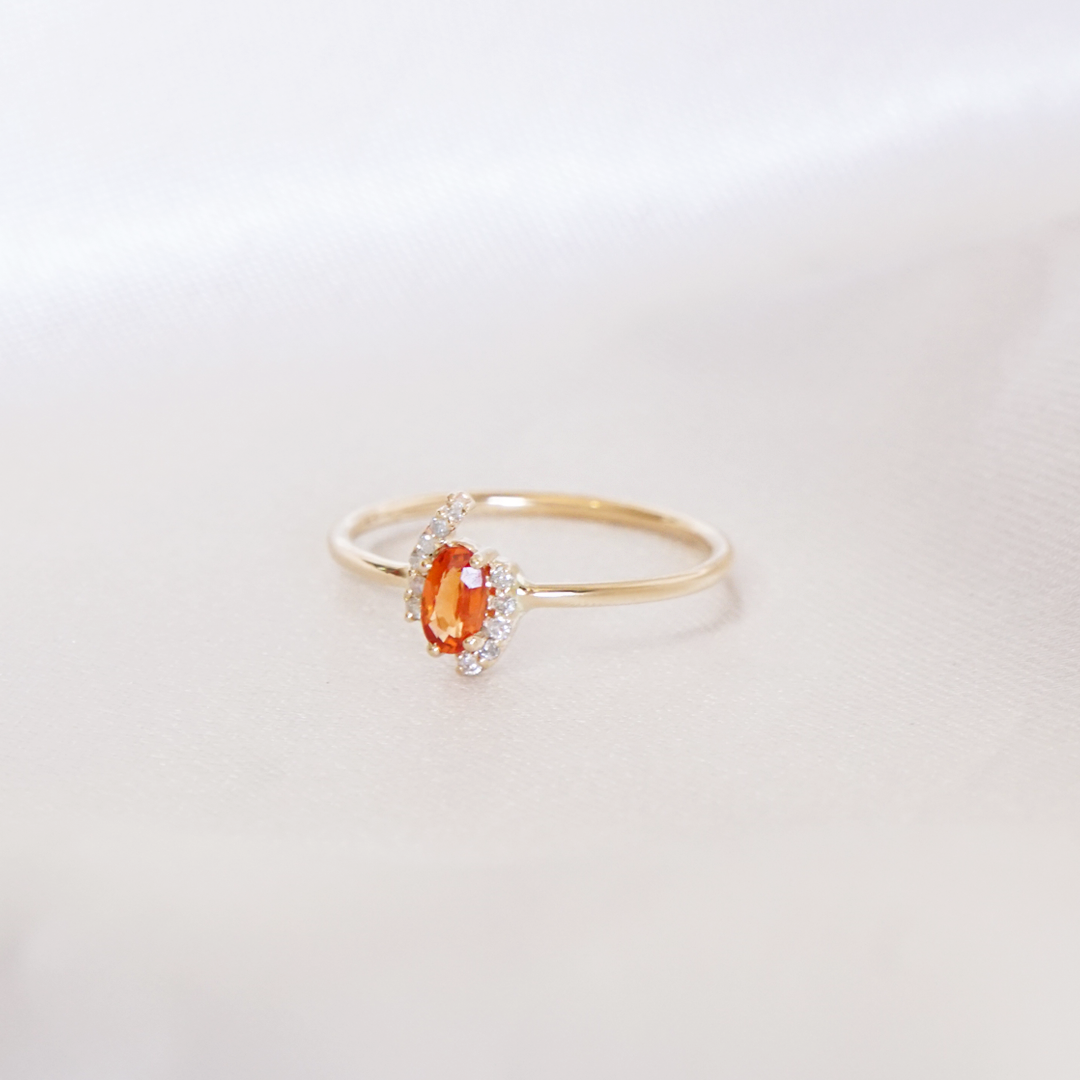 Anillo Contorno Oval