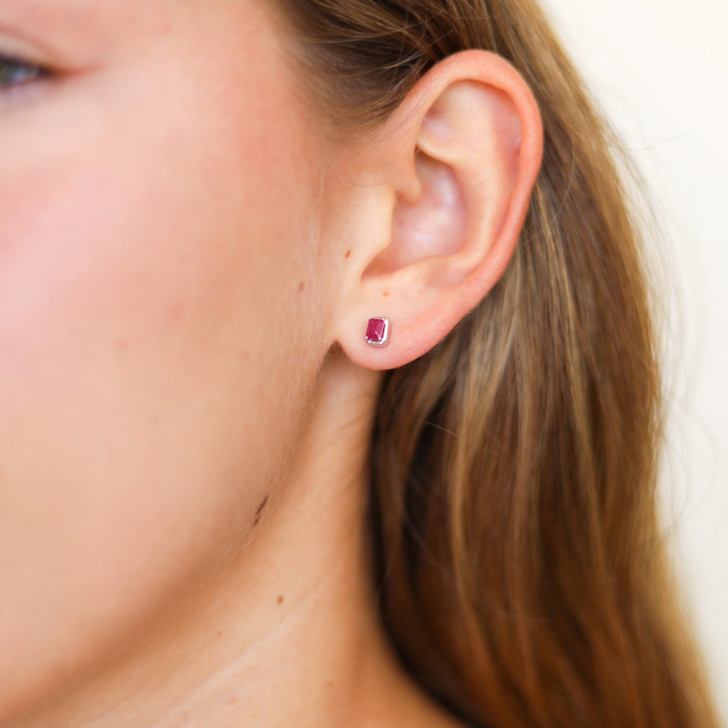 Aretes Brio Rubi Natural