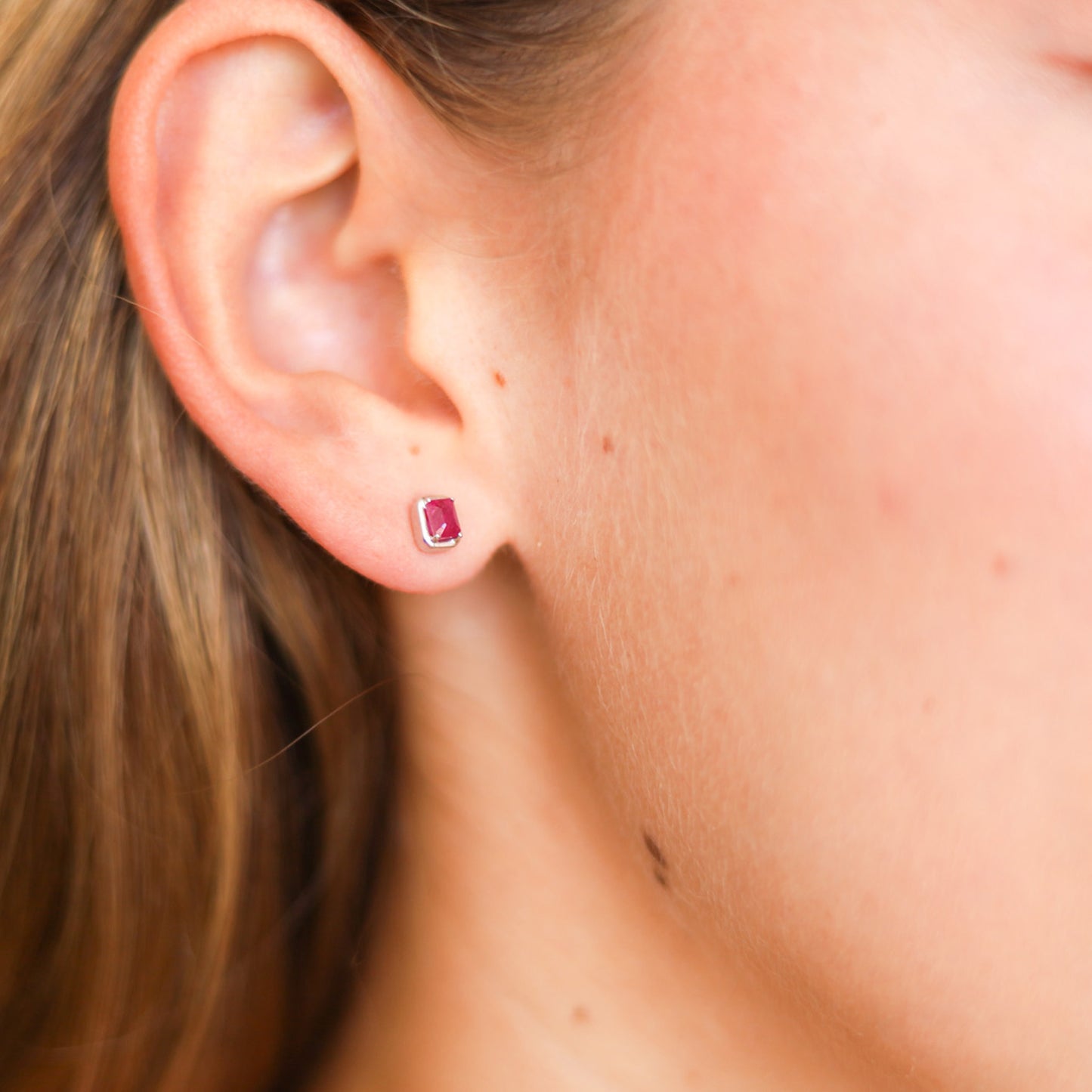 Aretes Brio Rubi Natural
