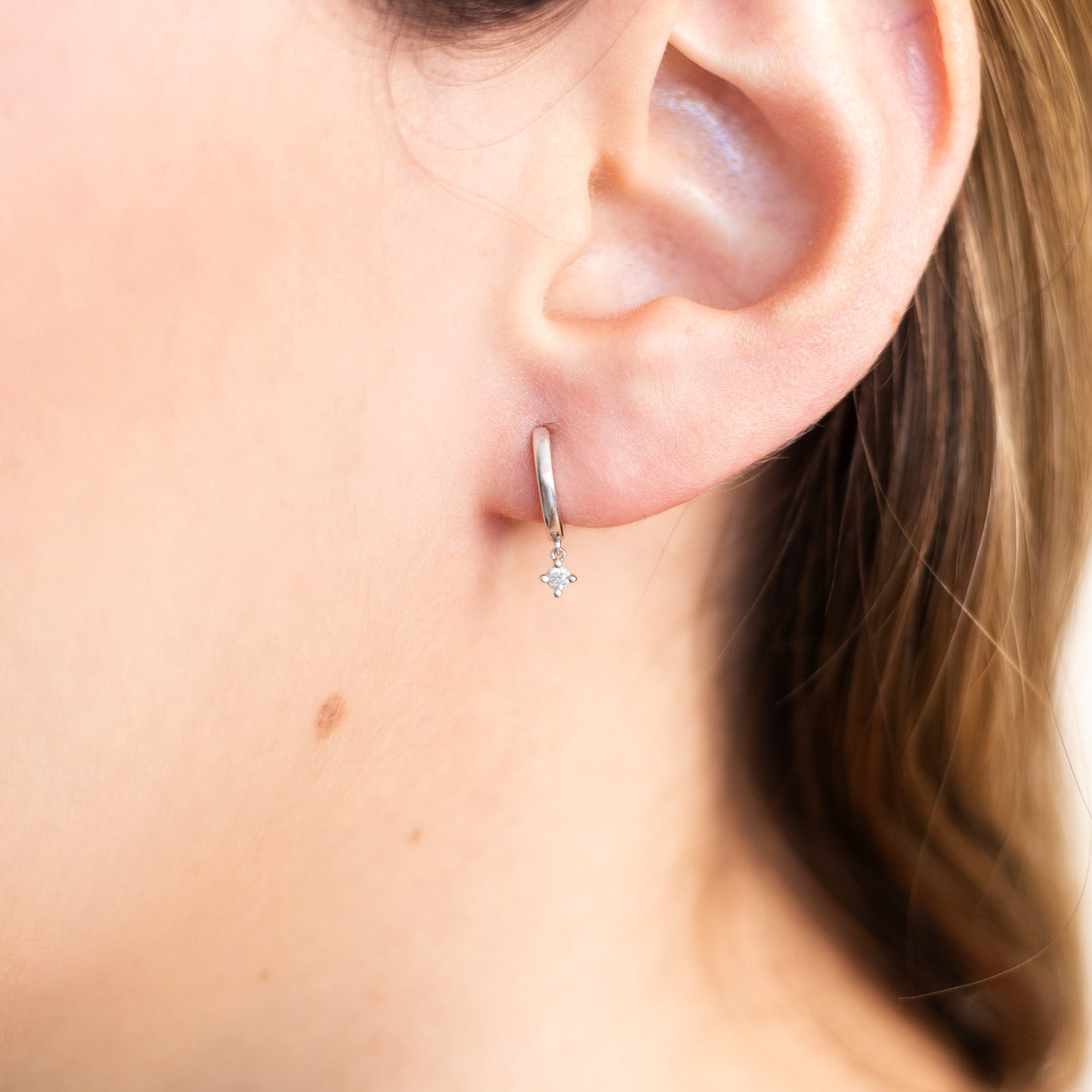 Aretes Dangle Diamante