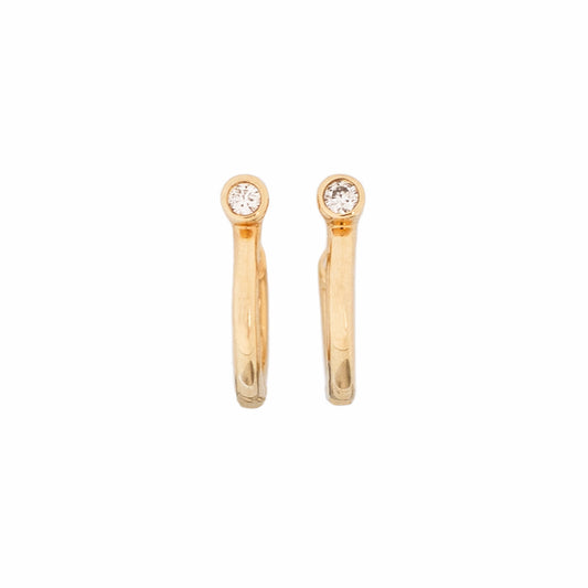 Arete Huggies Diamantes