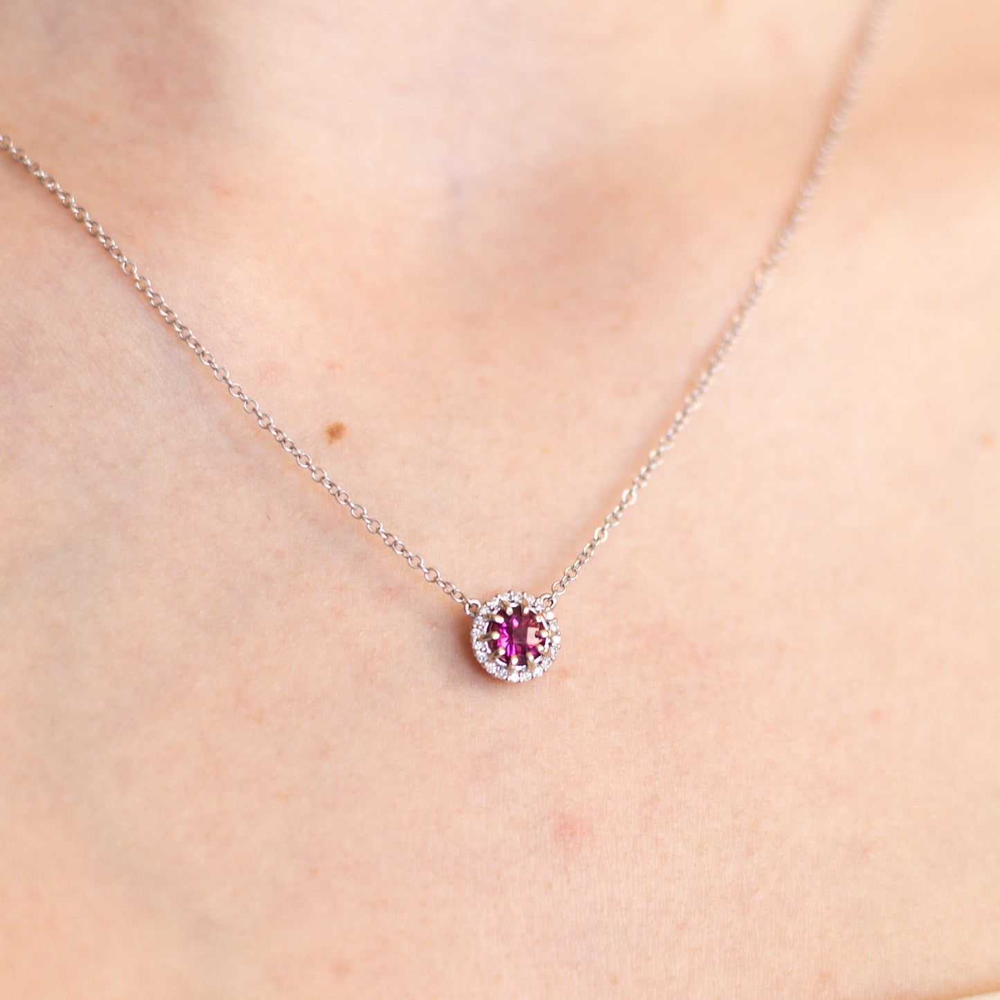 Collar Pink Tourmaline