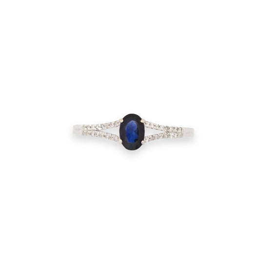 Anillo Accent Zafiro