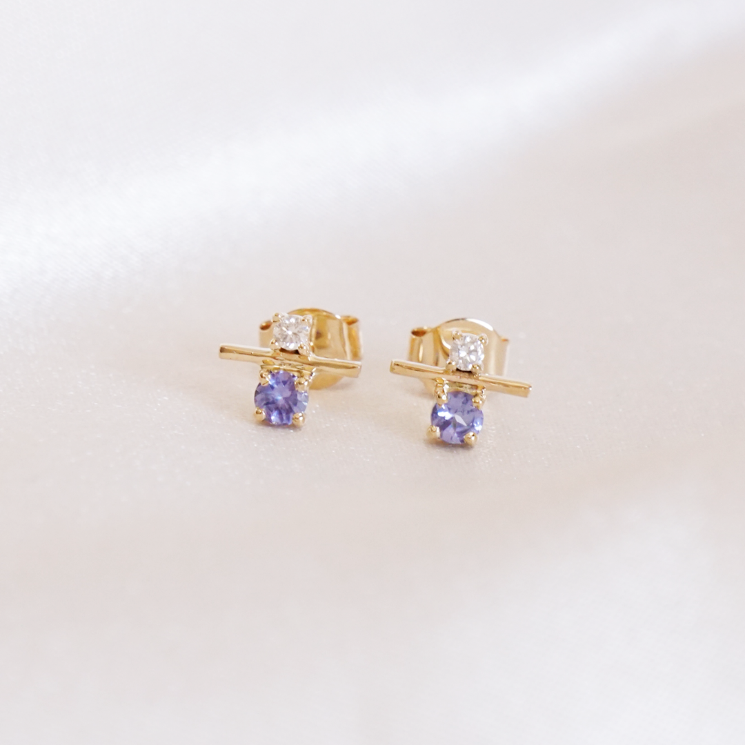 Aretes Stud Barra
