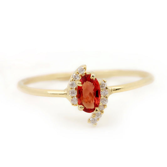 Anillo Contorno Oval